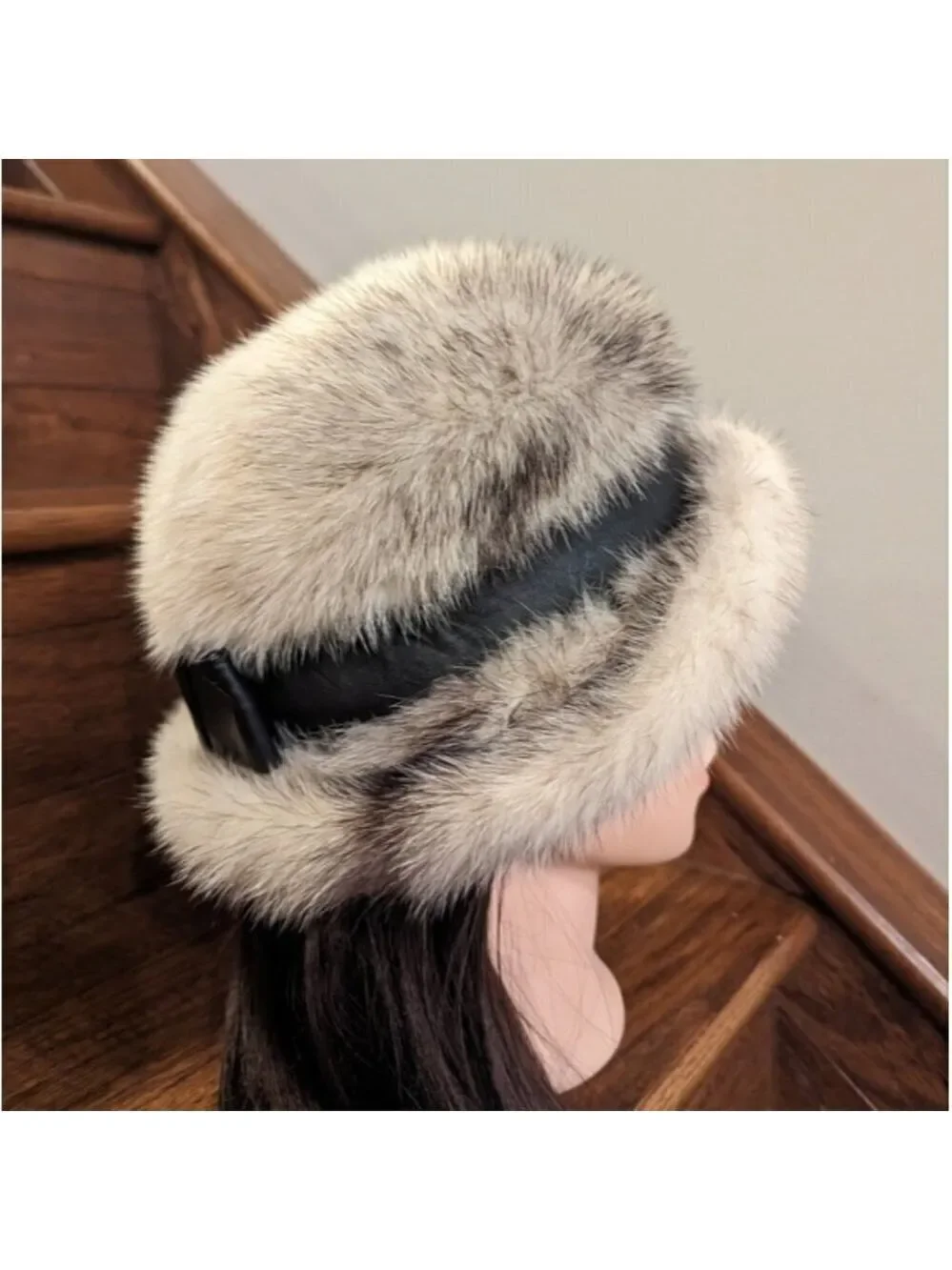 Vintage ultra rare atelier fur hat by  Designer Anita Pineault.